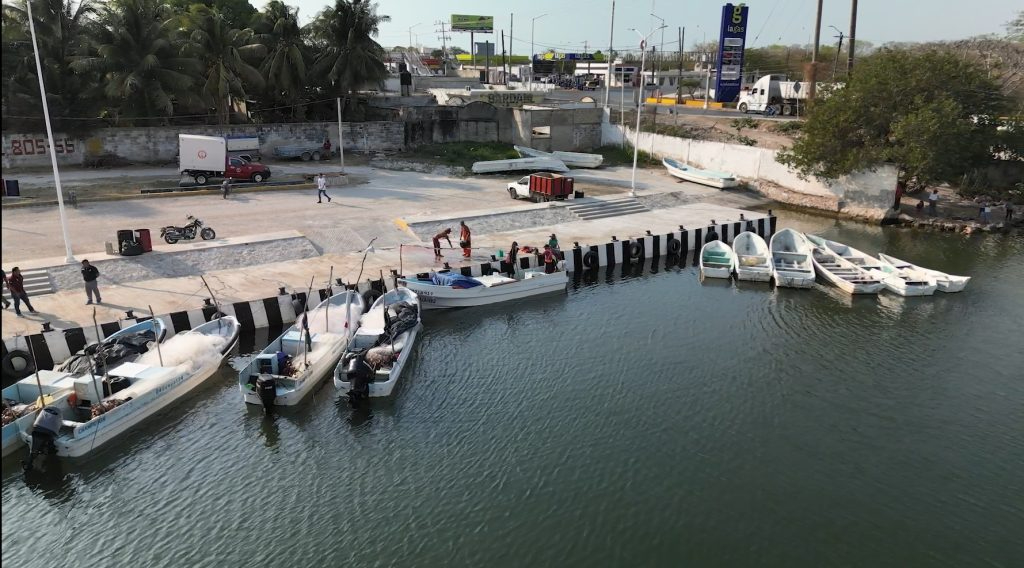 El Puerto de Champotón es importante para la navegación y la comercialización pesquera