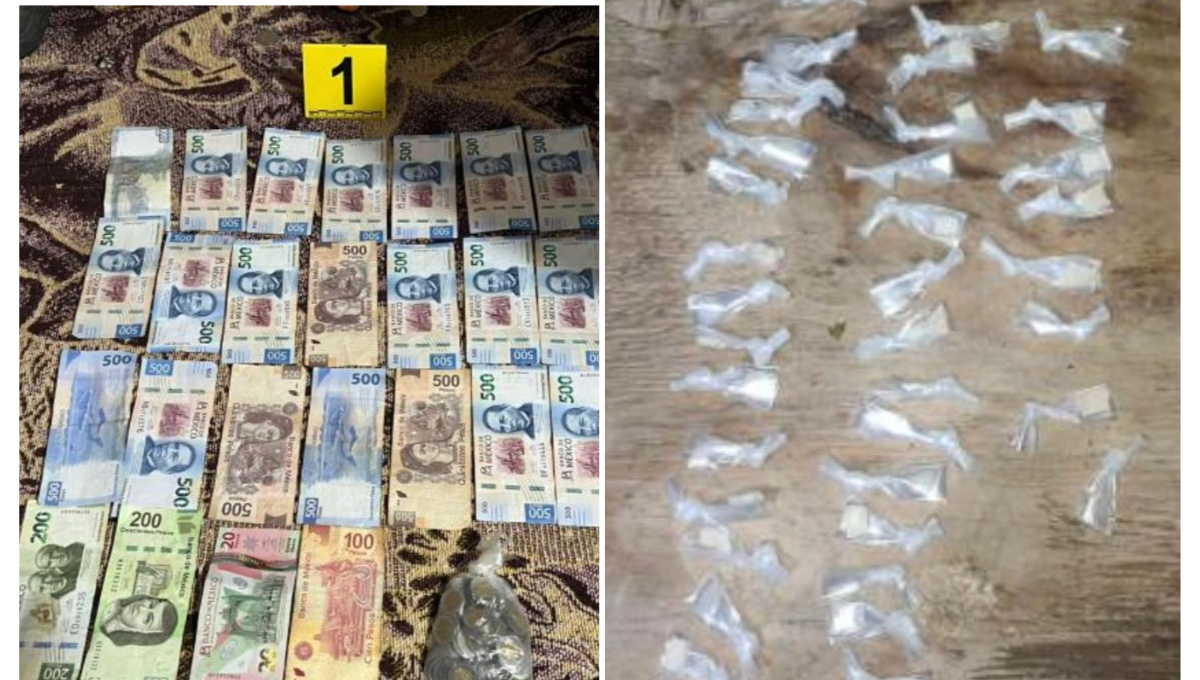 En Carmen, se aseguraron drogas y una báscula digital en las colonias Plutarco Elías Calles y Salitral