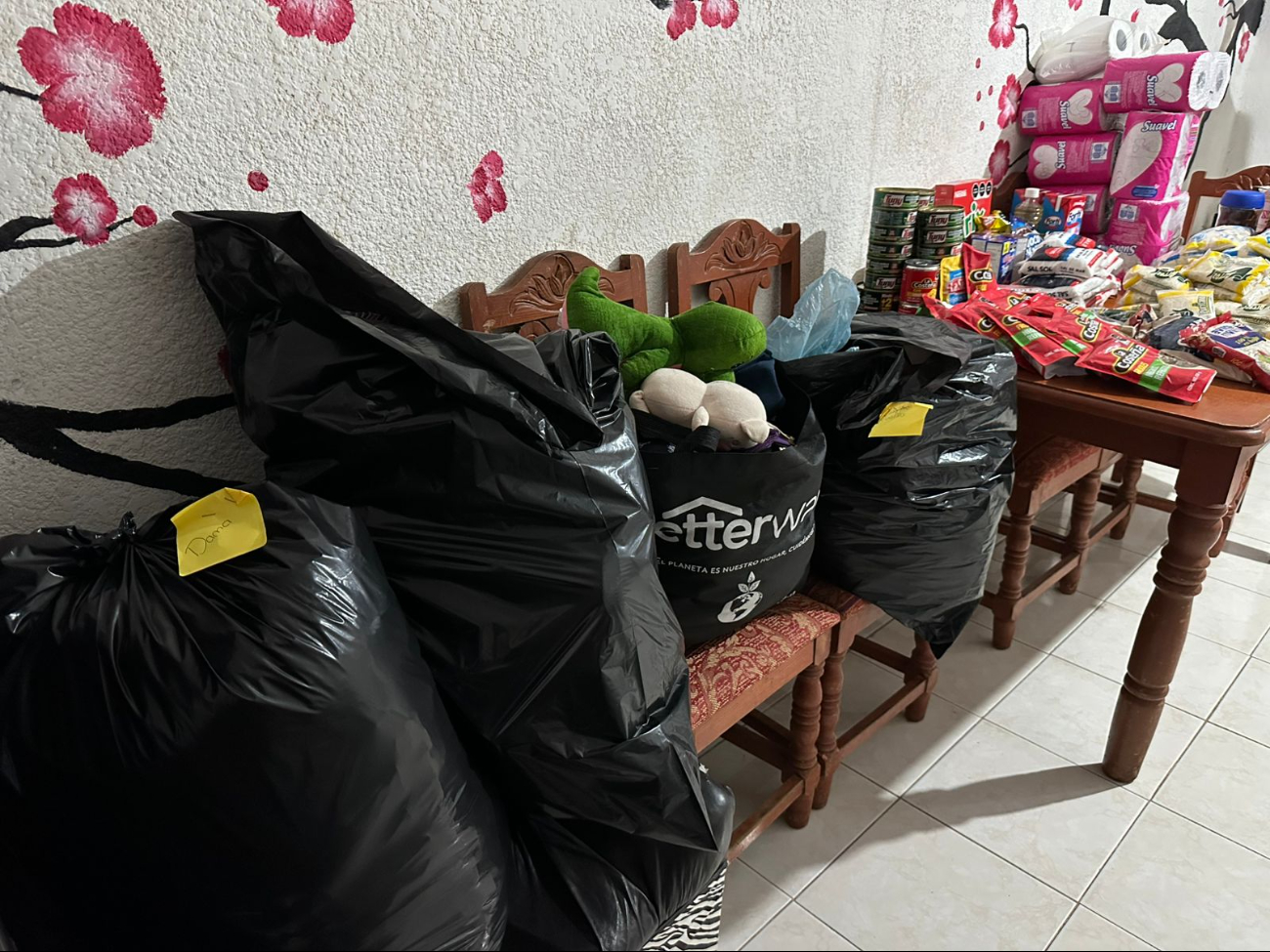 Las organizaciones que estén recolectando productos llevarlo a los puntos de concentración