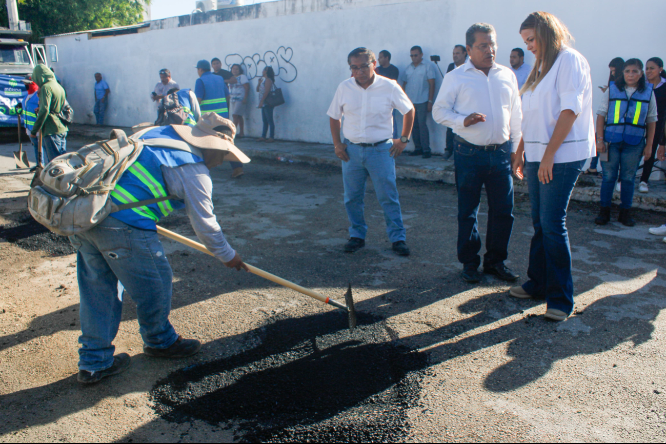 Cecilia Patrón supervisará las obras de bacheo Cecilia Patrón supervisará las obras de bacheo