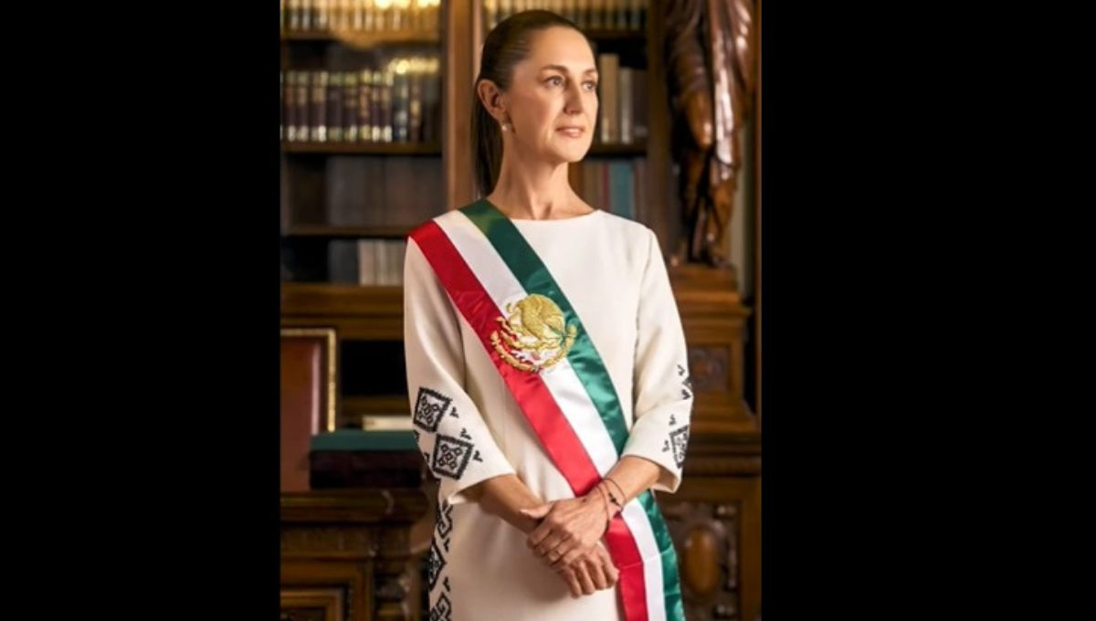 Claudia Sheinbaum comparte sesión de su foto oficial como primera presidenta de México