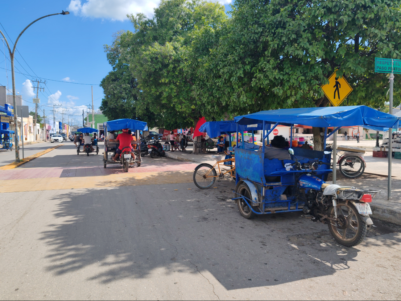  Niegan concesiones a mototaxis en Campeche   