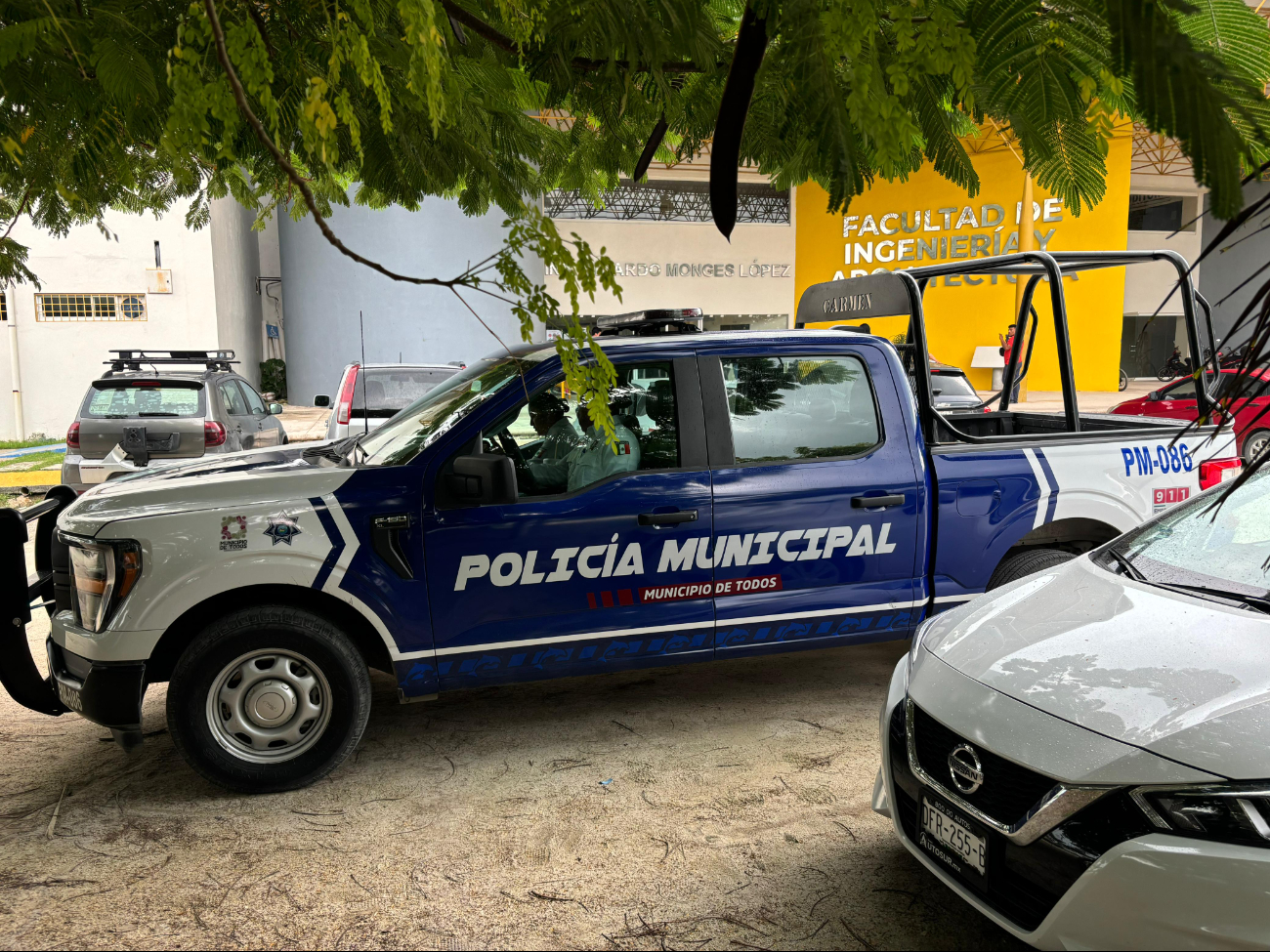 Policía Municipal llegó al lugar Policía Municipal llegó al lugar