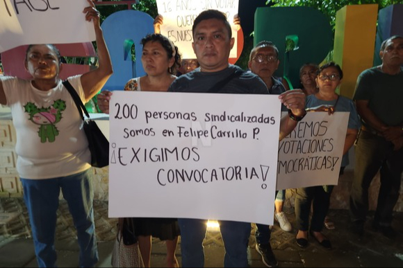 Sindicalizados de Sutage exigían cambio de presidencia. Sindicalizados de Sutage exigían cambio de presidencia.