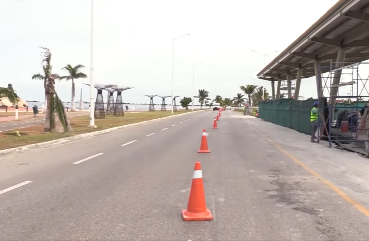 Del 14 al 21 de octubre, se realizarán trabajos de adecuación en el malecón de Campeche