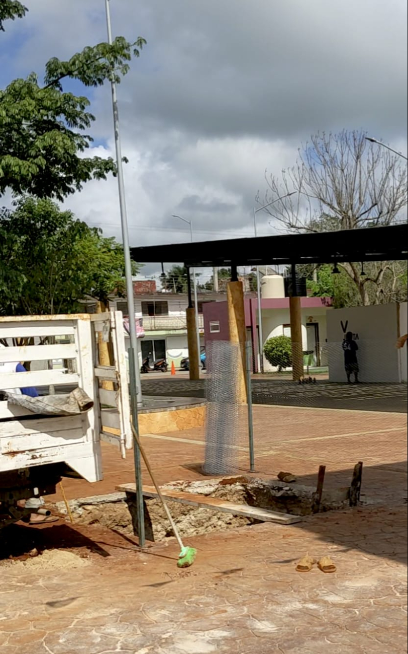 Parque central de José María Morelos levantará un asta para celebraciones