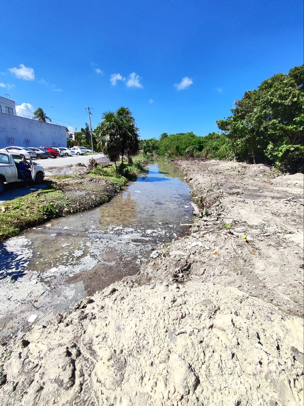   Dragan un “brazo” de la Laguna Manatí, declarada Área Protegida   de  Cancún