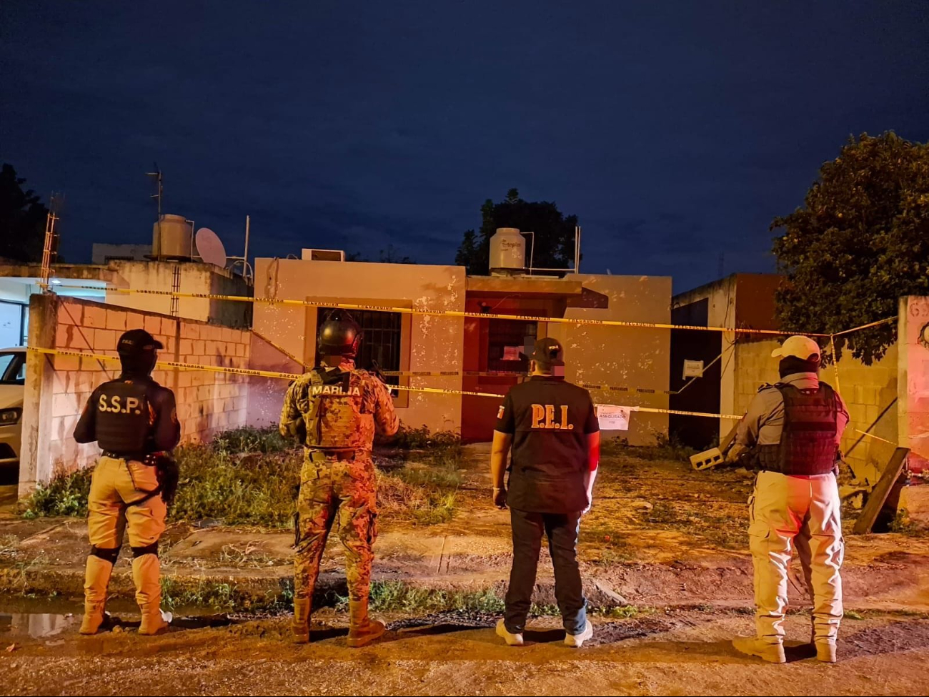El predio quedó asegurado por la FGE El predio quedó asegurado por la FGE
