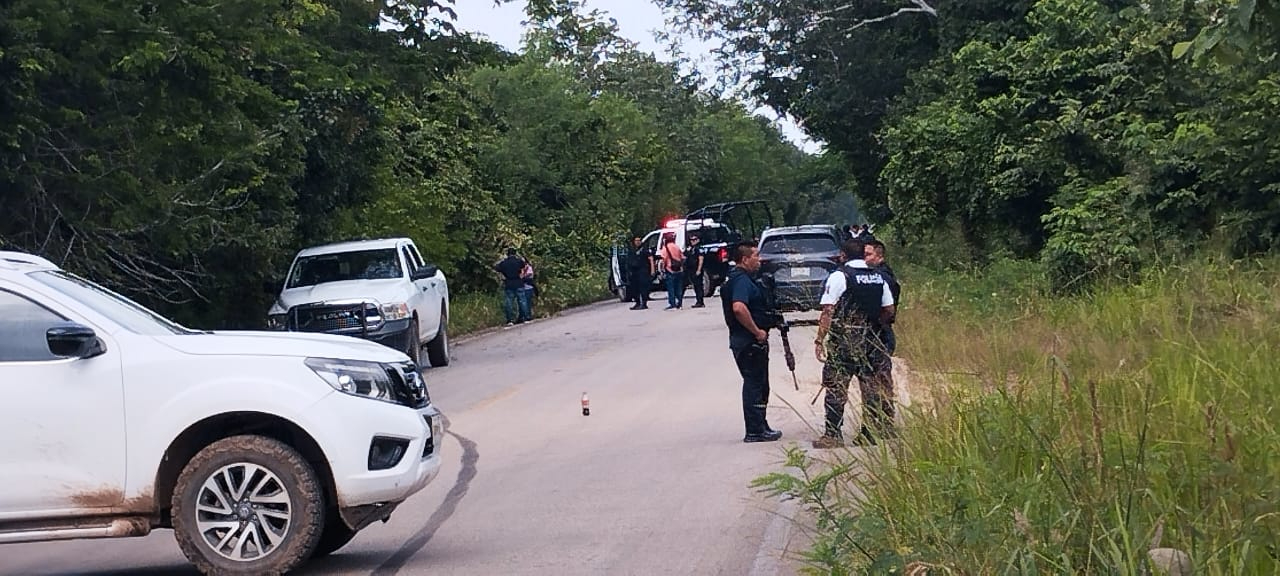 La carretera de Chiquilá fue cerrada por algunas horas tras lo ocurrido La carretera de Chiquilá fue cerrada por algunas horas tras lo ocurrido