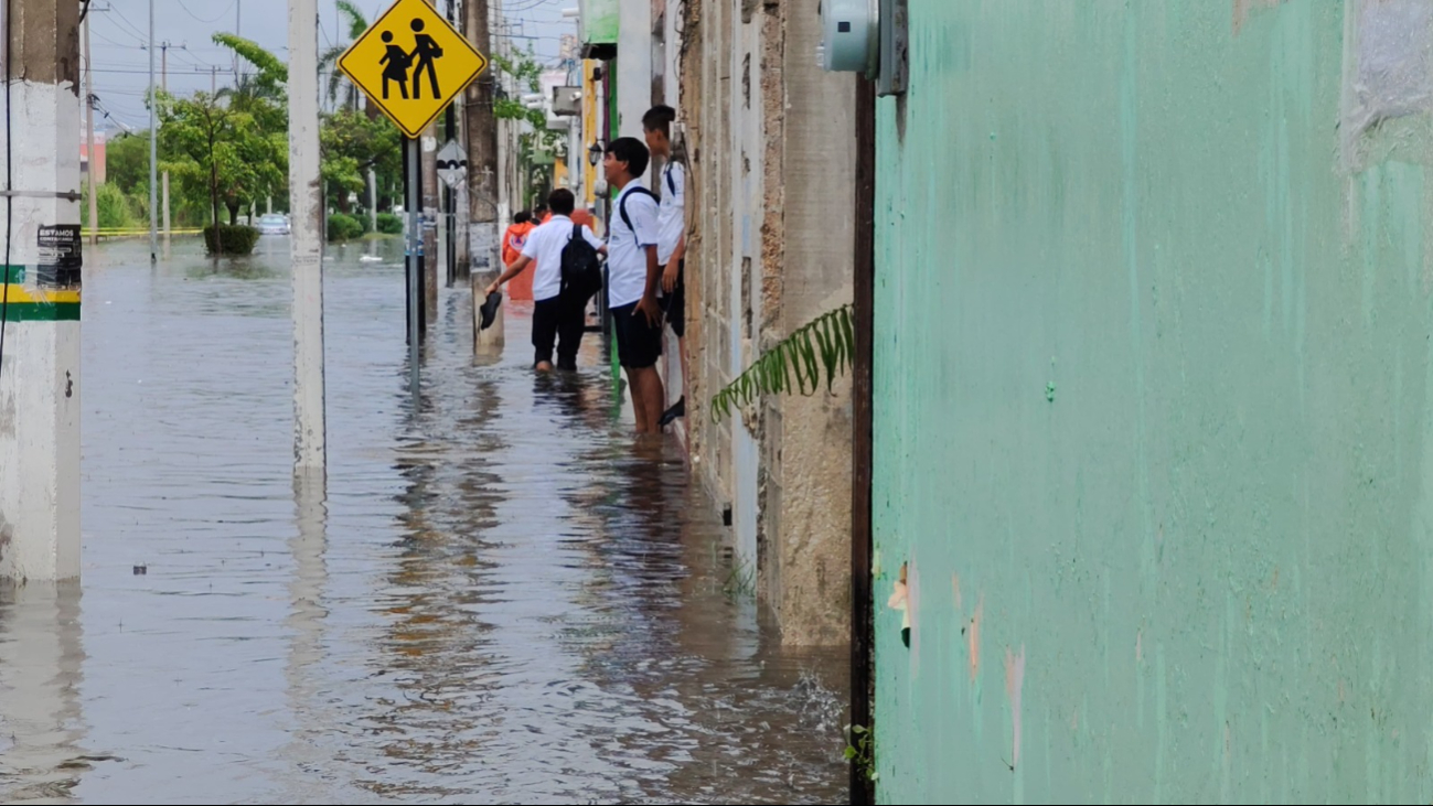 Se prevén más inundaciones por las lluvias en Campeche Se prevén más inundaciones por las lluvias en Campeche