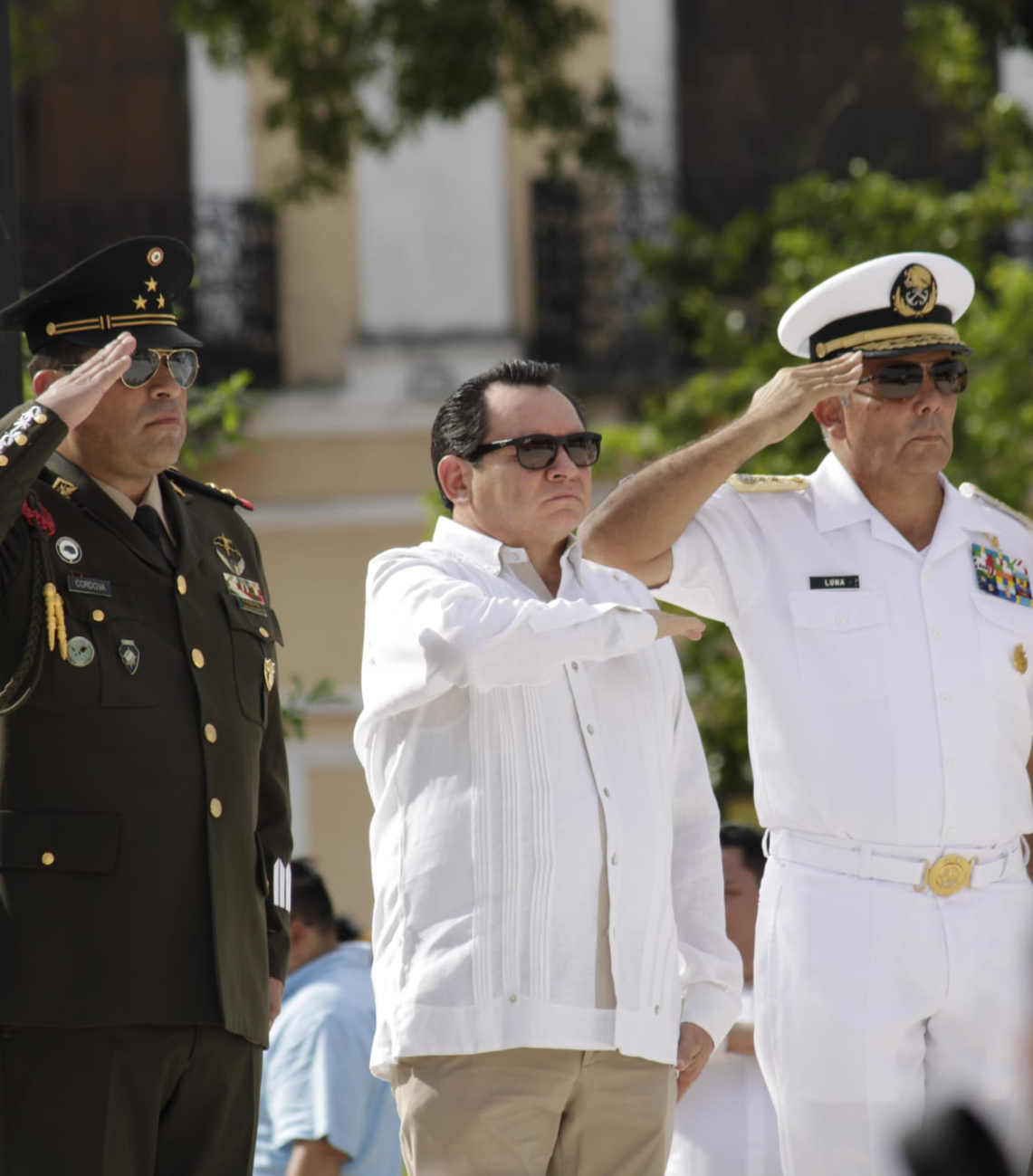 La ceremonia se realizó en la Plaza Grande de Mérida La ceremonia se realizó en la Plaza Grande de Mérida