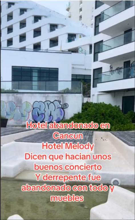 A pesar de haber sido un hotel muy exitoso, actualmente está en abandono y vandalizado A pesar de haber sido un hotel muy exitoso, actualmente está en abandono y vandalizado