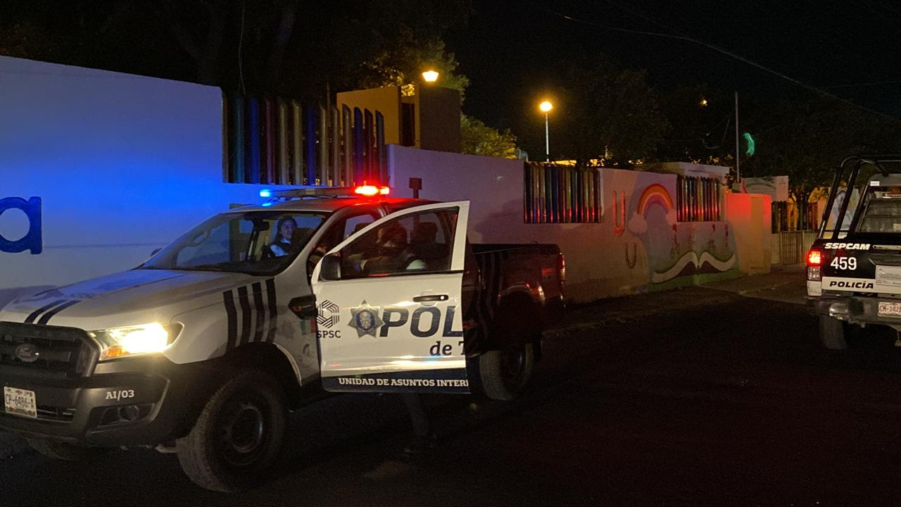 El área fue acordonada El área fue acordonada