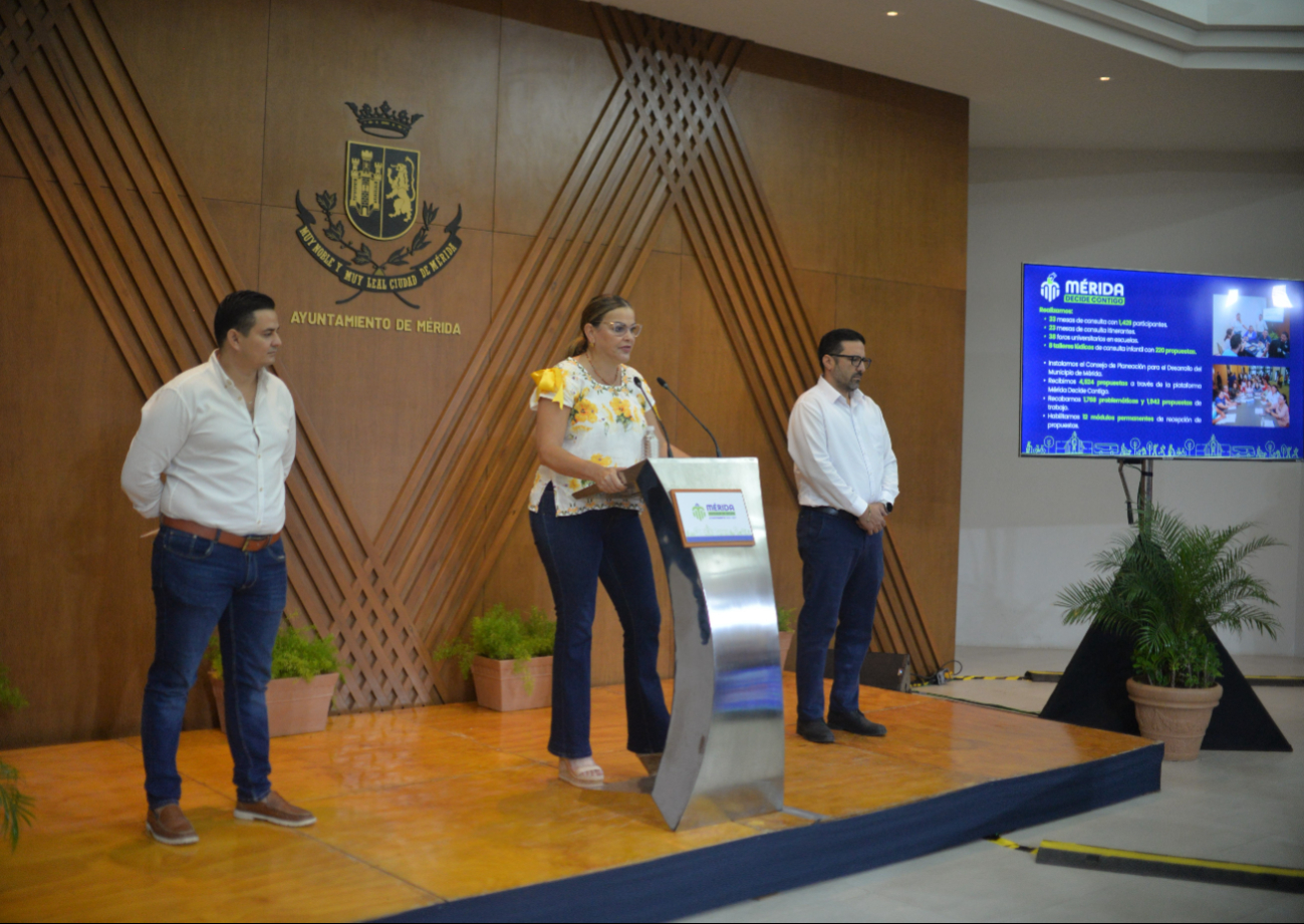 La alcaldesa Cecilia Patrón presenta los resultados de las mesas de participación ciudadana