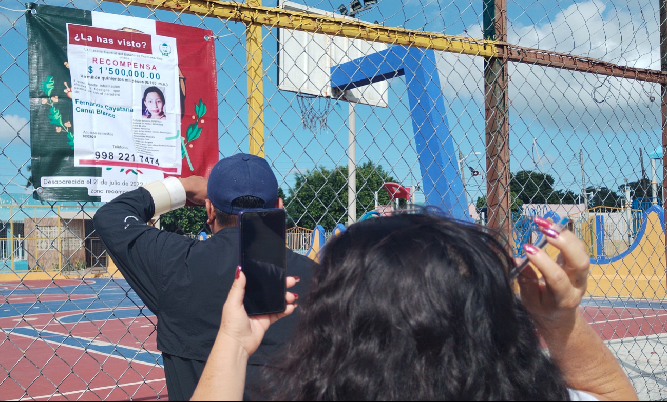 La madre de Fernanda Cayetana, menor desaparecida en Quintana Roo, encabezó el colectivo La madre de Fernanda Cayetana, menor desaparecida en Quintana Roo, encabezó el colectivo