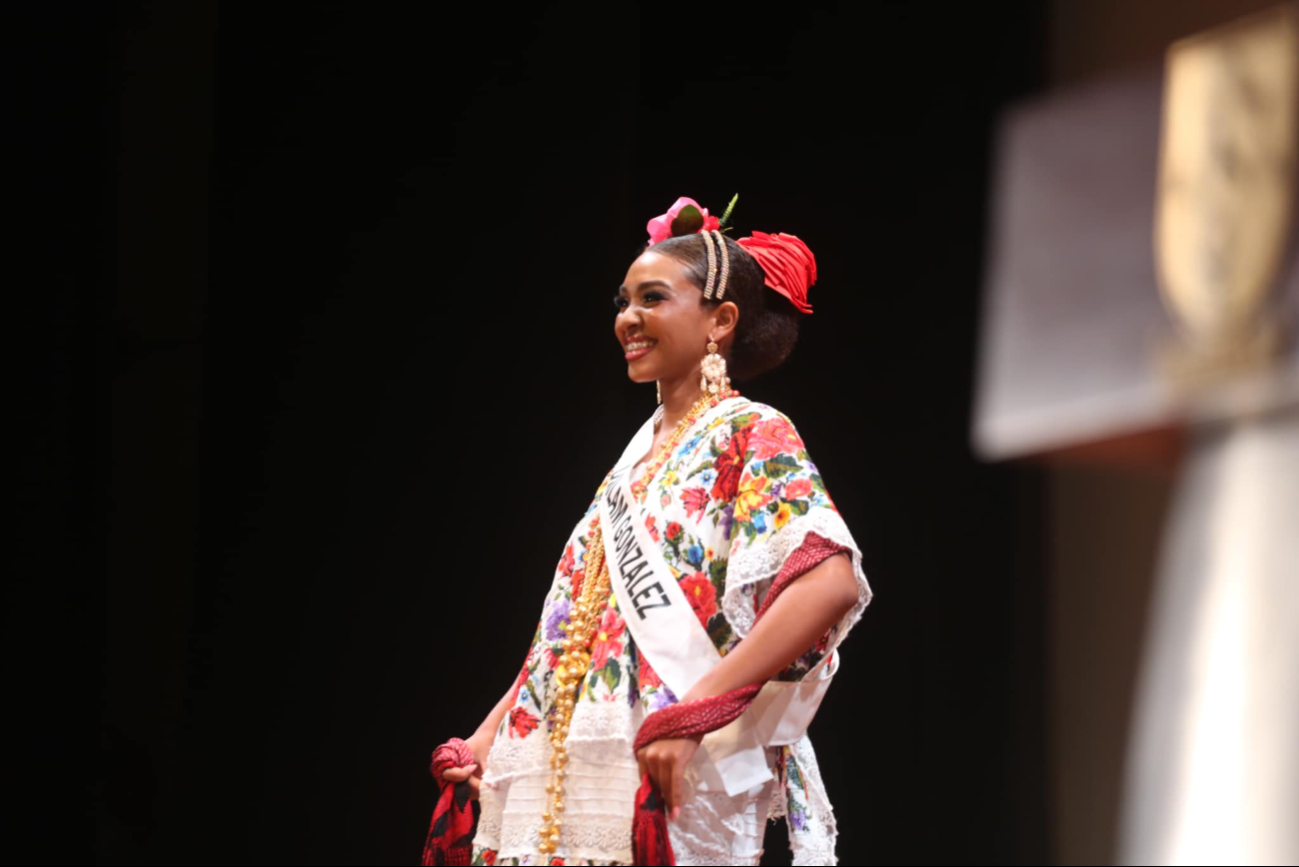 La yucateca quedó en octavo lugar como aspirante a Reina de Xmatkuil 2024