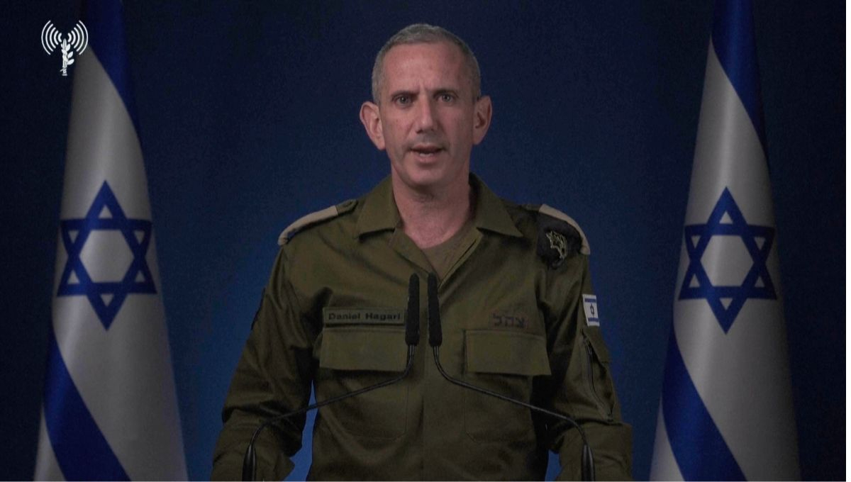 Daniel Hagari, portavoz del Ejército israelí Daniel Hagari, portavoz del Ejército israelí