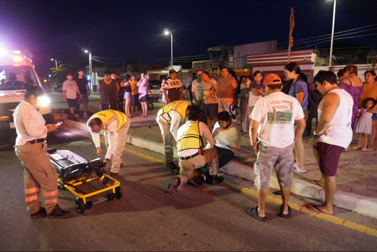 Dos personas recibieron heridos de gravedad en choque sobre la Ría en Campeche. Dos personas recibieron heridos de gravedad en choque sobre la Ría en Campeche.
