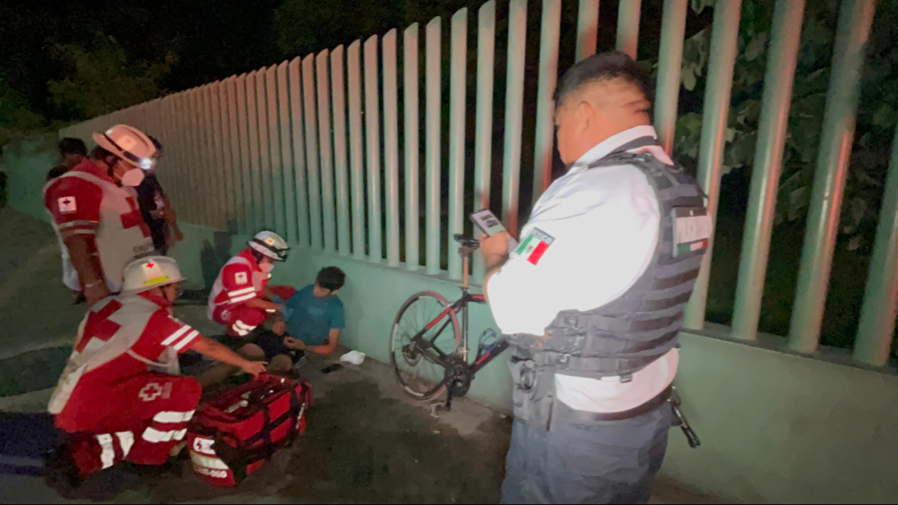 Fue atendido por personal paramédico Fue atendido por personal paramédico