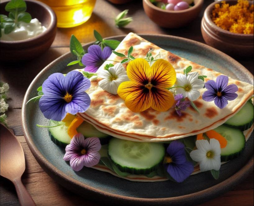 Esta es la flor que te ayuda a mantener la vista sana y la puedes comer en una quesadilla