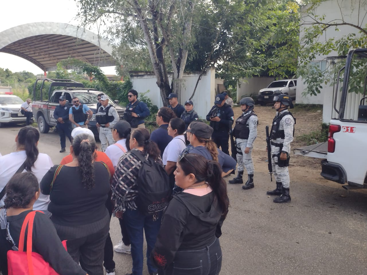 Las madres buscadoras se coordinaron con las autoridades para la búsqueda Las madres buscadoras se coordinaron con las autoridades para la búsqueda