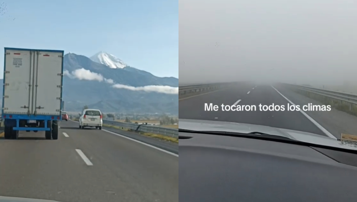 Durante todo el trayecto evidenció los diferentes climas Durante todo el trayecto evidenció los diferentes climas