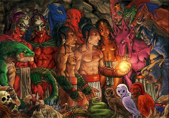 Las practicas mayas adoraban a Xibalbá, Dios de la muerte Las practicas mayas adoraban a Xibalbá, Dios de la muerte