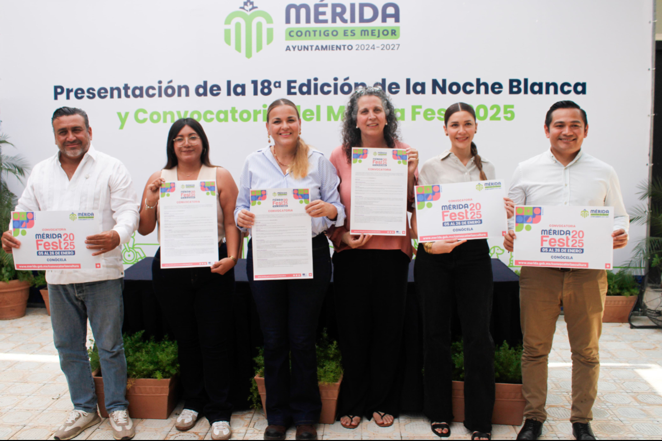 Yucatán se prepara para la Noche Blanca y el Mérida Fest 2025: Artistas locales podrán participar