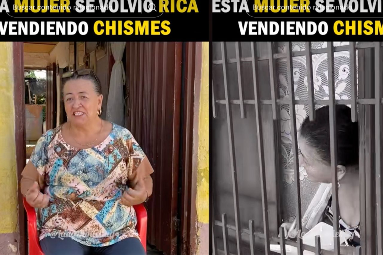 Mujer se hace viral por vender por vender los chismes de su sus vecinos Mujer se hace viral por vender por vender los chismes de su sus vecinos