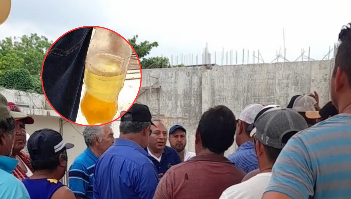 Pobladores de Sabancuy protestaron en una gasolinera exigiendo gasolina sin agua y litros completos Pobladores de Sabancuy protestaron en una gasolinera exigiendo gasolina sin agua y litros completos