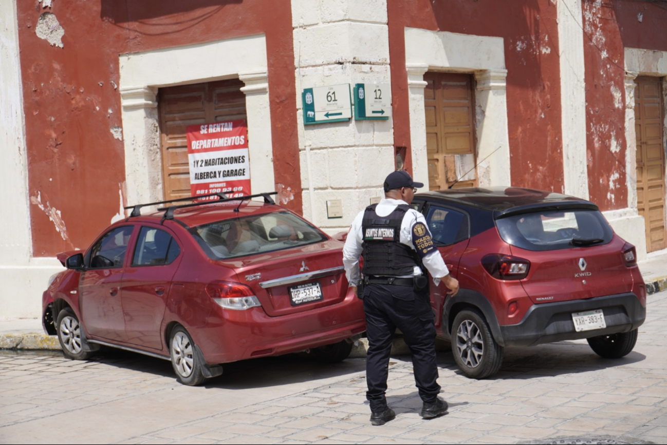 Choque con lesionados en la Zona Centro Choque con lesionados en la Zona Centro
