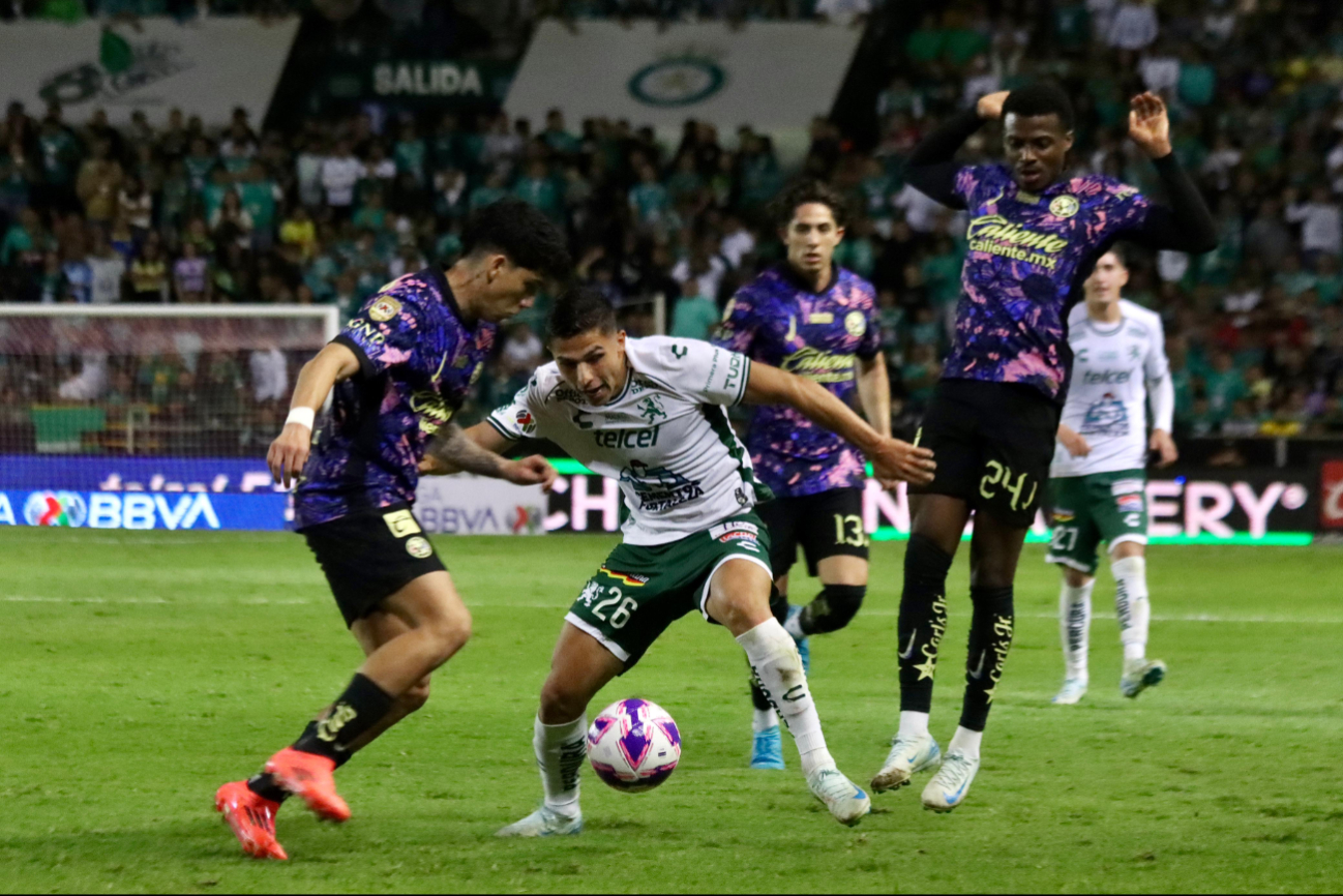 Las acciones del partido desde León Las acciones del partido desde León