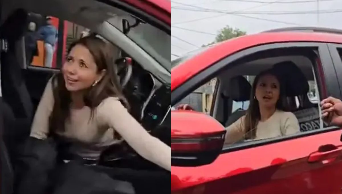 Lady Claxon crea caos en Edomex y se hace viral: VIDEO