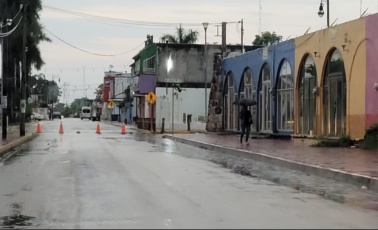 En el municipio de Felipe Carrillo Puerto, esperan lluvias torrenciales durante la mañana de ho En el municipio de Felipe Carrillo Puerto, esperan lluvias torrenciales durante la mañana de ho