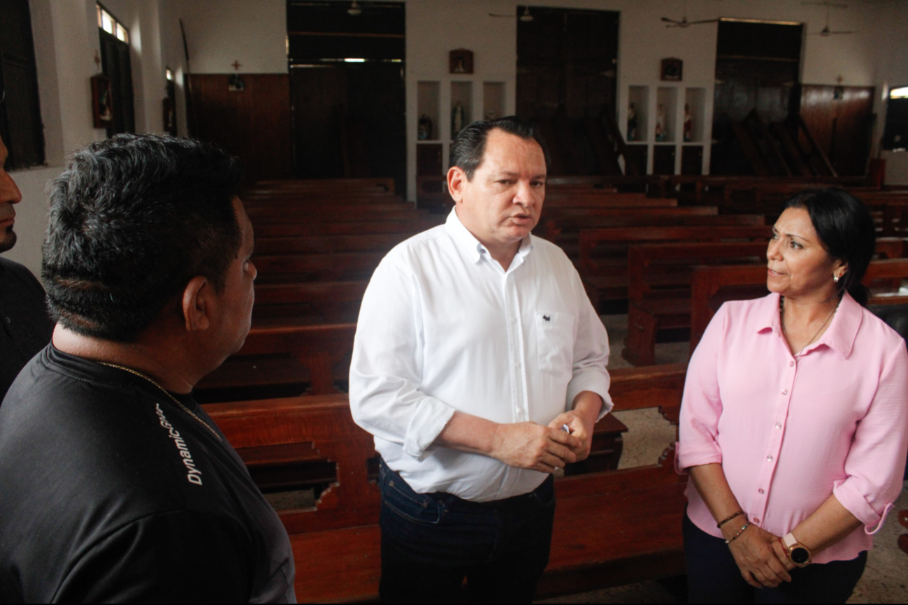 Recorre Huacho Díaz refugios para yucatecos Recorre Huacho Díaz refugios para yucatecos