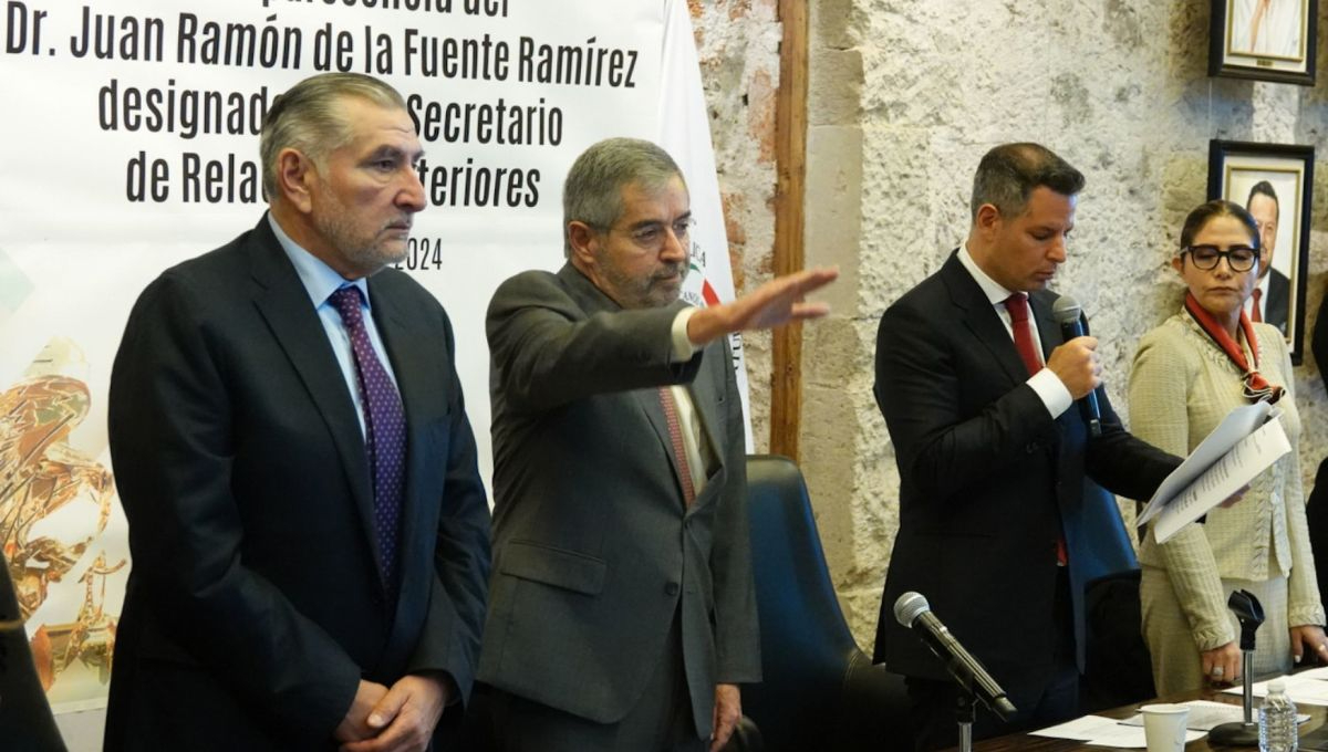 Juan Ramón de la Fuente presenta a senadores su plan de trabajo como nuevo canciller