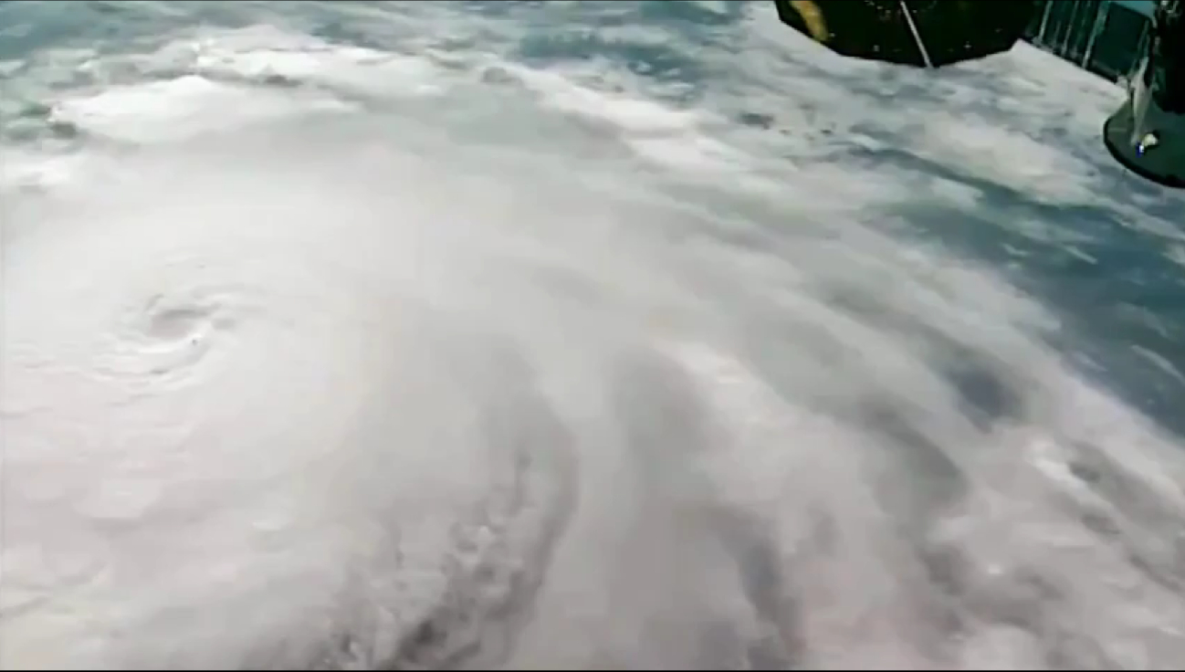 Video: Así se ve el huracán Milton desde la  Estación  Espacial