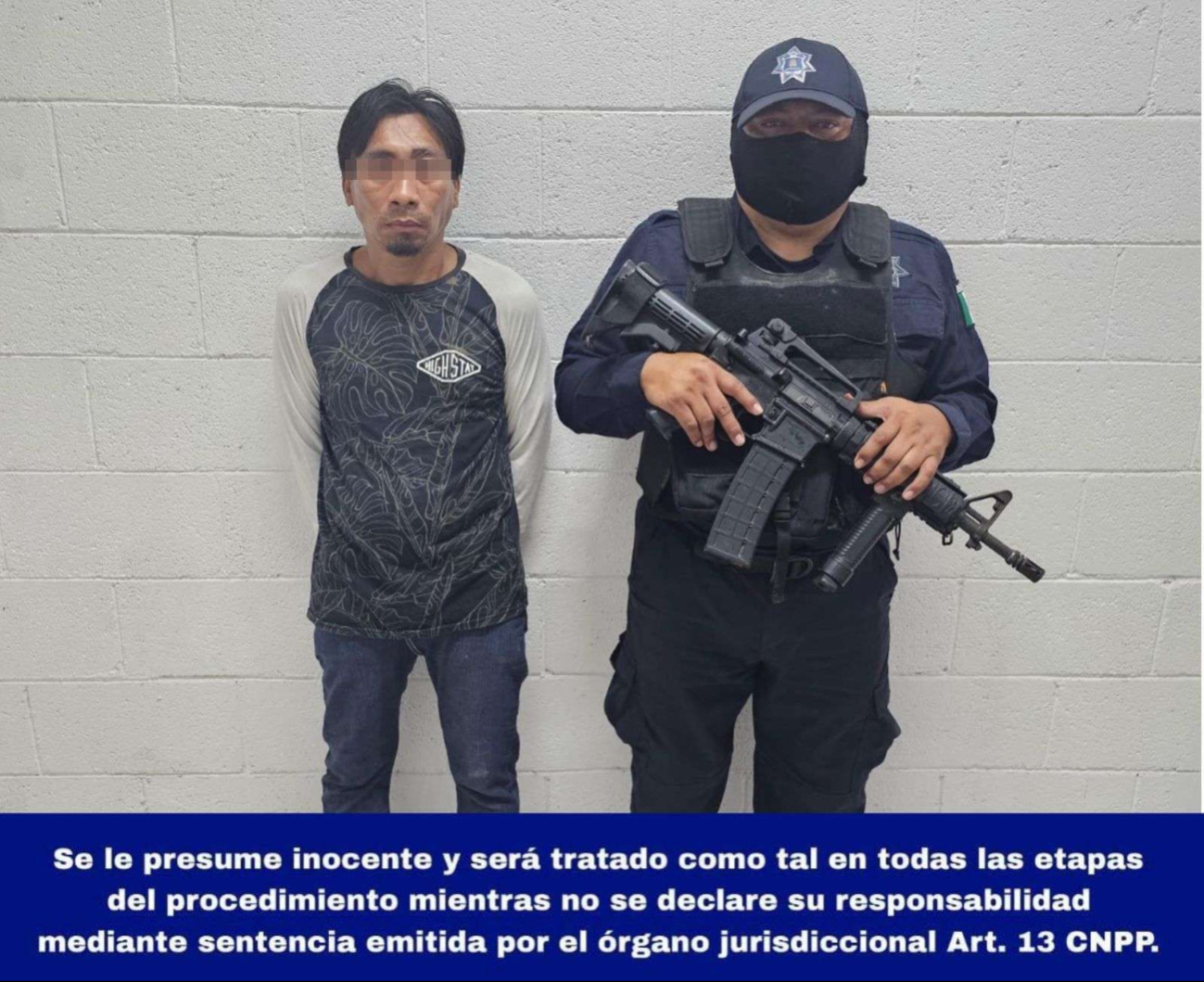Detienen a sujeto por presuntos robos en una colonia en Cozumel