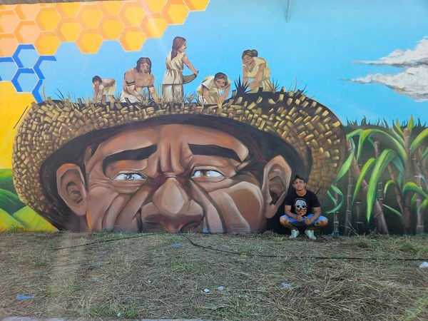 Este mural es parte de la “Ruta de los Murales”, un proyecto que embellecerá el trayecto del Tren Ligero Este mural es parte de la “Ruta de los Murales”, un proyecto que embellecerá el trayecto del Tren Ligero