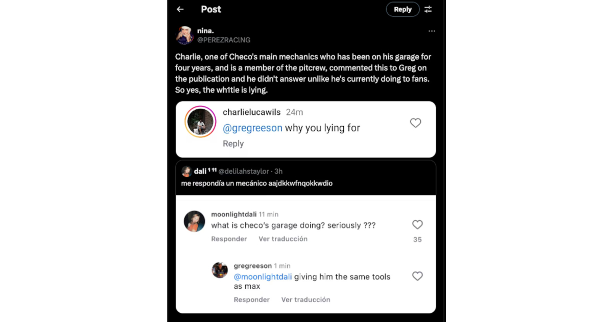 La supuesta pelea en Instagram La supuesta pelea en Instagram