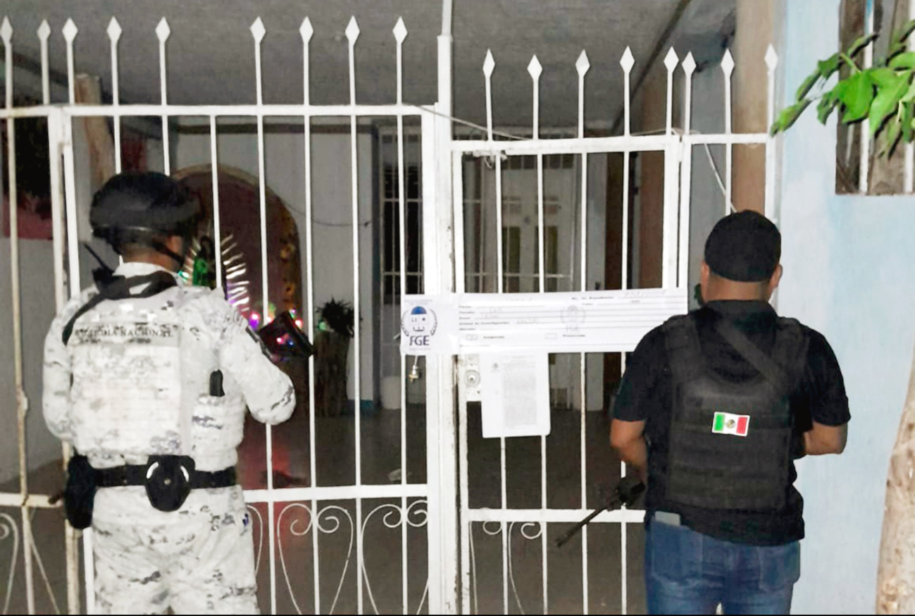 En el Fracc. Barrio Maya, en la Sm. 517, se aseguró otra vivienda En el Fracc. Barrio Maya, en la Sm. 517, se aseguró otra vivienda