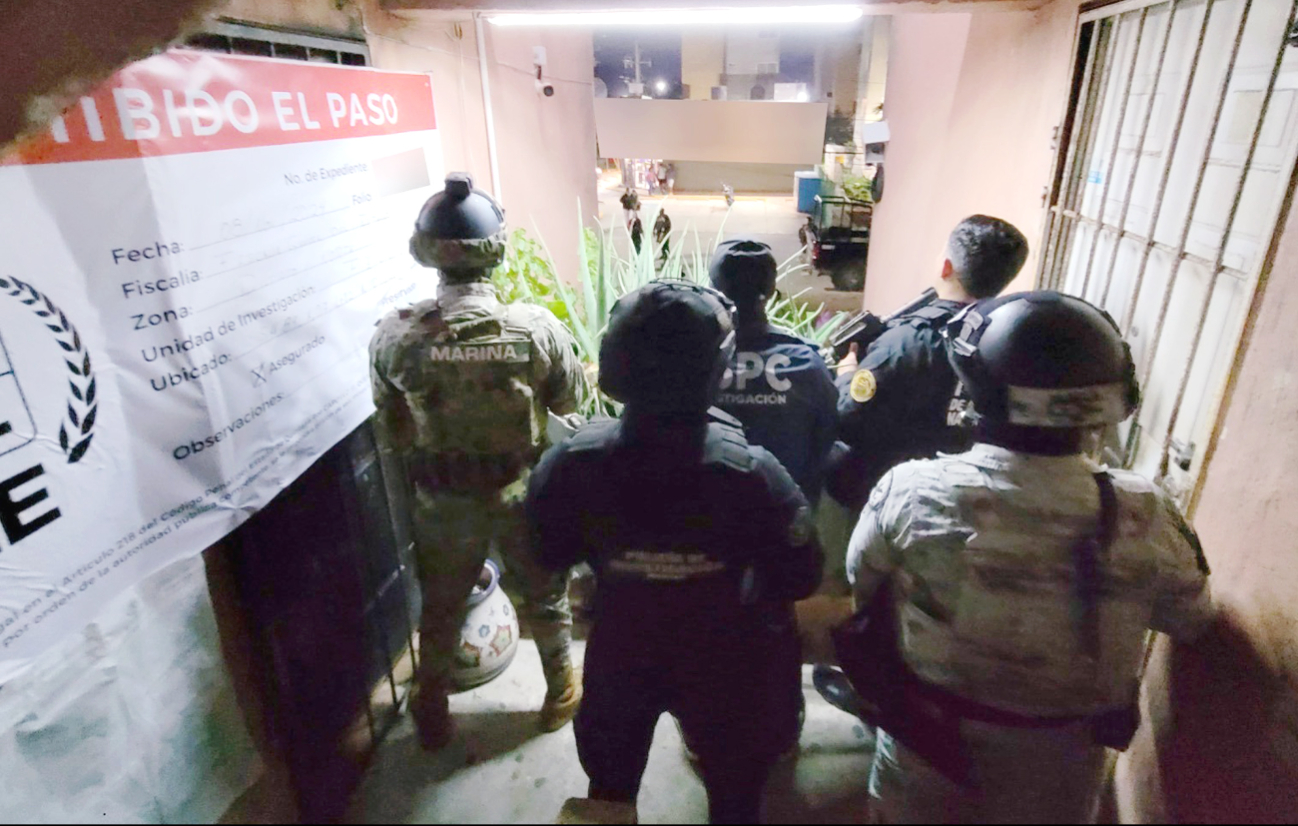 Durante cateos, autoridades detienen a 17 integrantes de la cédula delictiva “gota a gota" en Cancún