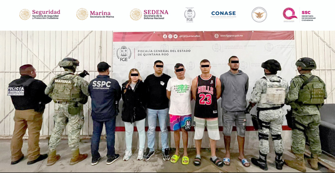 Fueron 15 colombianos arrestados en el operativo de las autoridades de los tres niveles Fueron 15 colombianos arrestados en el operativo de las autoridades de los tres niveles