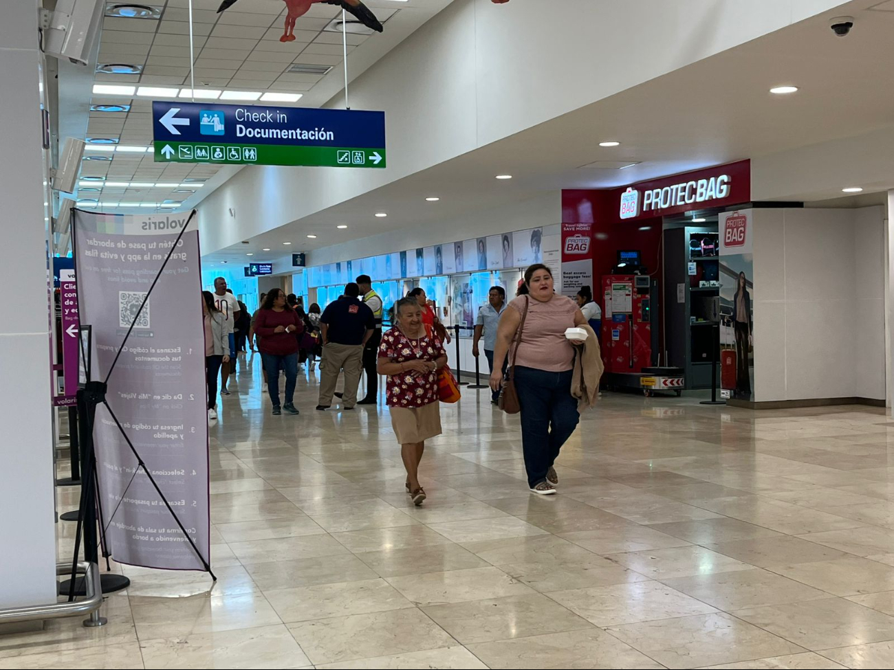 Hay buena afluencia de pasajeros en el aeropuerto de Mérida Hay buena afluencia de pasajeros en el aeropuerto de Mérida
