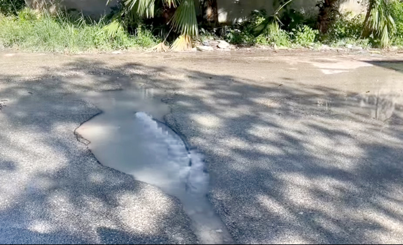 Locales aseguran tener afectaciones con el servicio de agua por la fuga Locales aseguran tener afectaciones con el servicio de agua por la fuga