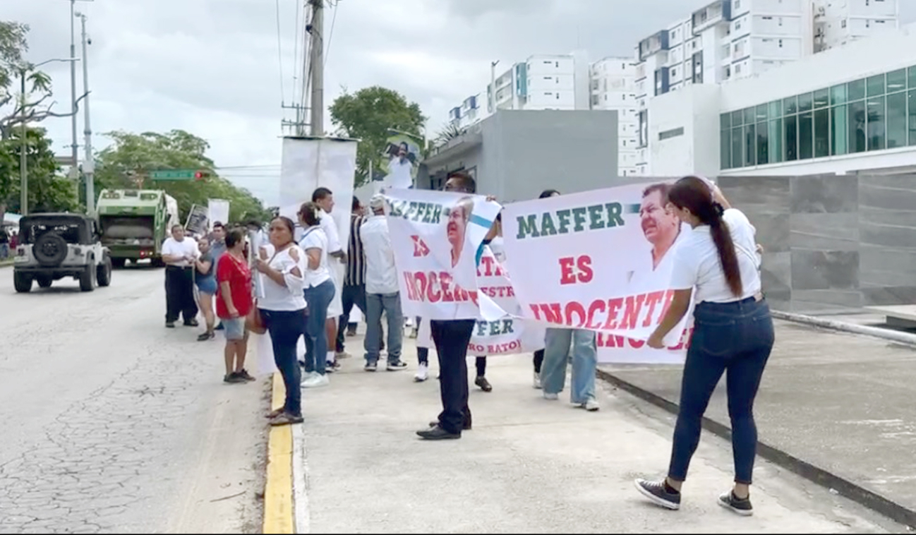 Solo allegados del líder sindical asistieron a las manifestaciones Solo allegados del líder sindical asistieron a las manifestaciones