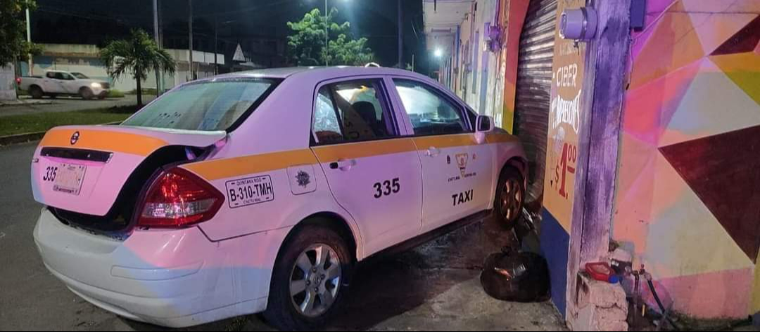 Accidentada jornada para taxistas en Chetumal