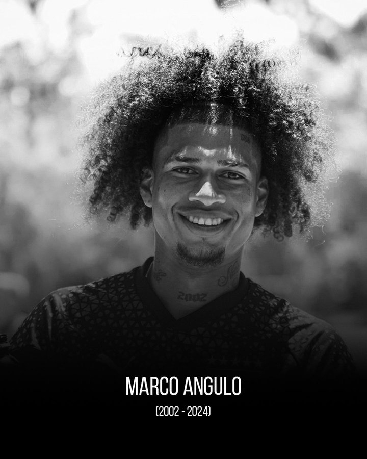 Muere Marco Angulo,   promesa ecuatoriana que perdió la vida a los 22 años