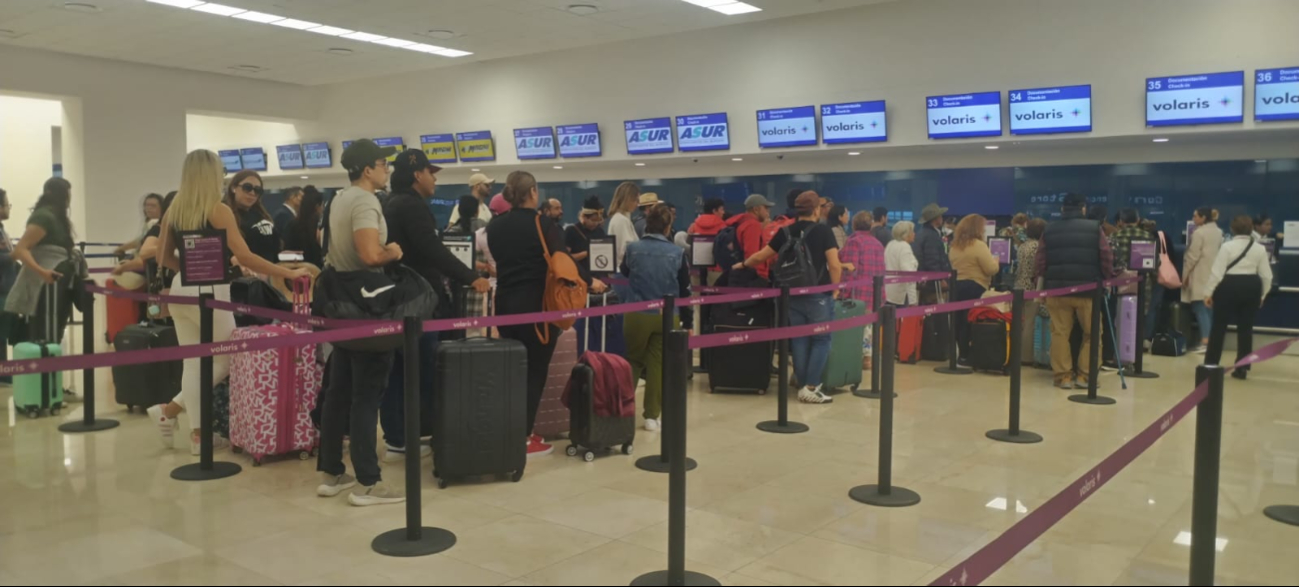 Aeropuerto de Mérida operará con  71 vuelos este martes 12 de noviembre