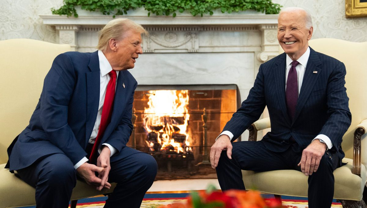 Donald Trump, presidente electo de Estados Unidos aseguró que fue "muy agradable" la reunión sostenida con el mandatario saliente, Joe Biden Donald Trump, presidente electo de Estados Unidos aseguró que fue "muy agradable" la reunión sostenida con el mandatario saliente, Joe Biden